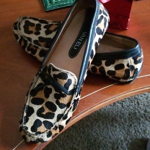 Cheetah print VANELi loafers
